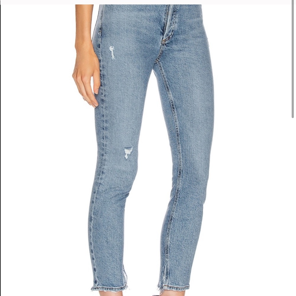 Agolde nico slim high waist denim jeans 26